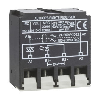 LA4DWB - TeSys D - module d'interface amplificateur - 24Vcc - Schneider 