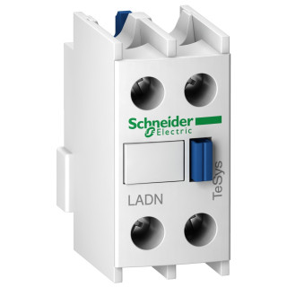 LADN11G - TeSys D - bloc de contacts auxiliaires - 1F+1O - bornes à vis-étriers - Schneider 