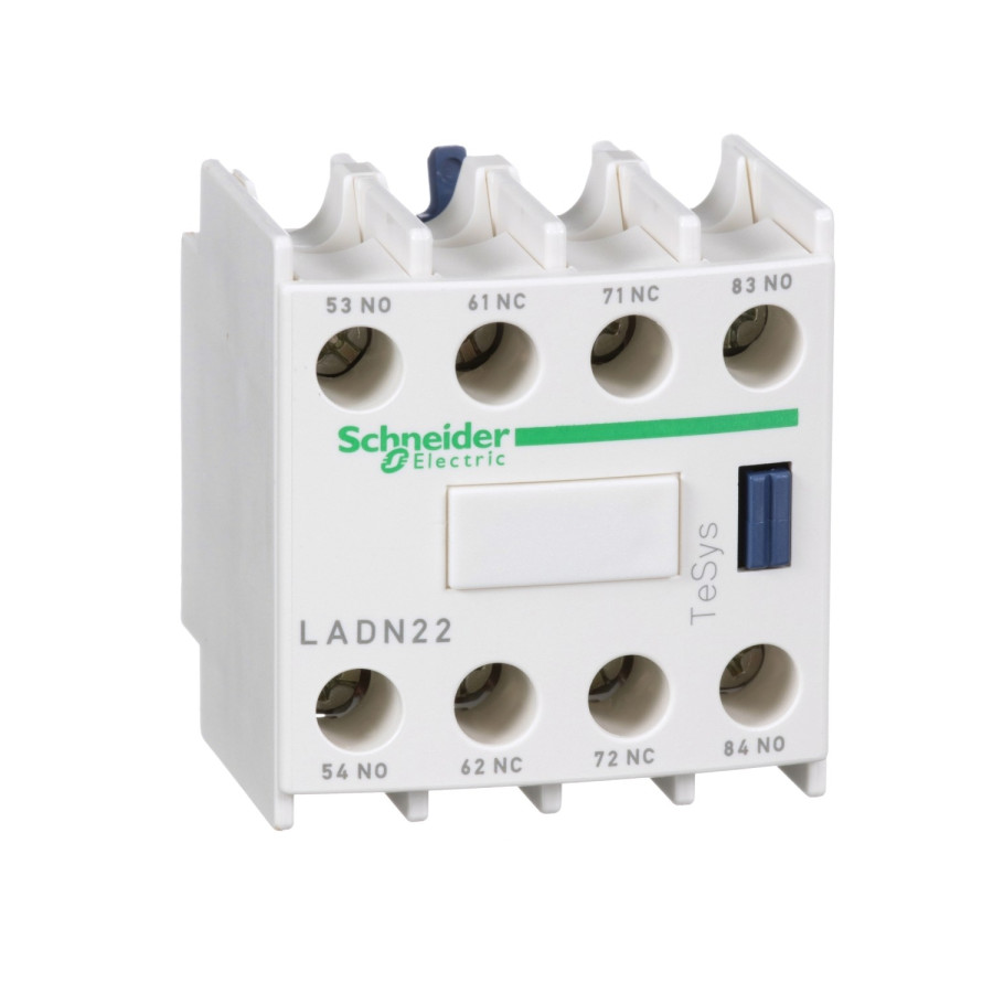 LADN22 - TeSys D - bloc de contacts auxiliaires - 2F+2O - bornes à vis-étriers - Schneider 