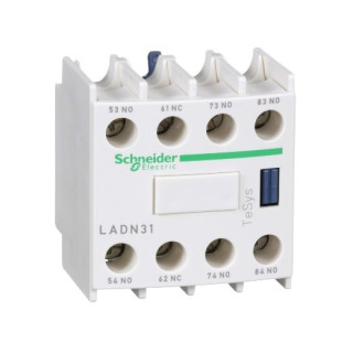 LADN31 - TeSys D - bloc de contacts auxiliaires - 3F+1O - bornes à vis-étriers - Schneider 