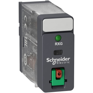 RXG12B7 - Zelio Relay RXG - relais interface - embrochab - test - DEL - 1OF - 10A - 24VAC - Schneider 