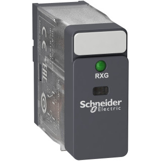 RXG13B7 - Zelio Relay RXG - relais interface - embrochab - DEL - 1OF - 10A - 24VAC - Schneider 