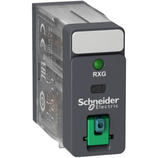 RXG22JD - Zelio Relay RXG - relais interface - embrochab - test - DEL - 2OF - 5A - 12VDC - Schneider 