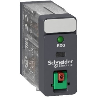 RXG22M7 - Zelio Relay RXG - relais interface - embrochab - test - DEL - 2OF - 5A - 220VAC - Schneider 