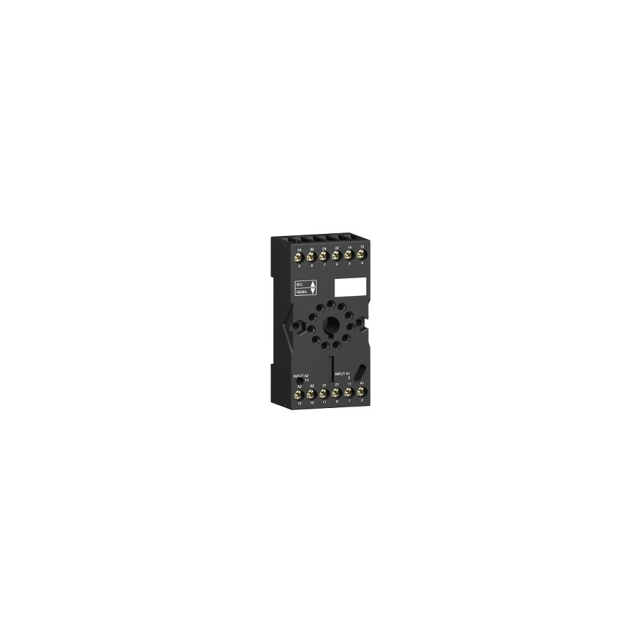 RUZSC2M - Zelio Relay RUM - embase pour relais RUMC2 - contacts séparés - connecteurs - Schneider 