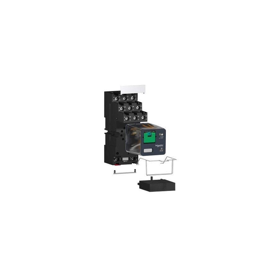RUZSC3M - Zelio Relay RUM - embase pour relais RUMC3 - contacts séparés - connecteurs - Schneider 