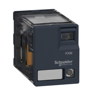 RXM4AB3BD - Zelio Relay RXM - relais miniature - embrochable - DEL - 4OF - 12A - 24VDC - Schneider 