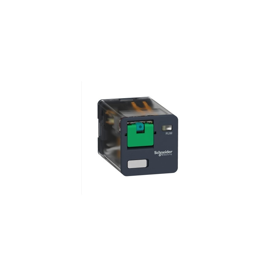 RUMF21JD - Zelio Relay RUM - relais universel - embrochable - test - 2OF - 10A - 12VDC - Schneider 