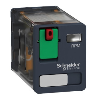 RPM21B7 - Zelio Relay RP - relais puissance - embroch - test - 2OF - 15A - 24VAC - Schneider 
