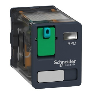 RPM21BD - Zelio Relay RP - relais puissance - embroch - test - 2OF - 15A - 24VDC - Schneider 