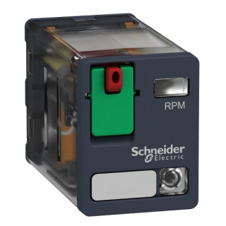 RPM22B7 - Zelio Relay RP - relais puissance - embroch - test - DEL - 2OF - 15A - 24VAC - Schneider 