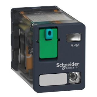 RPM22BD - Zelio Relay RP - relais puissance - embroch - test - DEL - 2OF - 15A - 24VDC - Schneider 