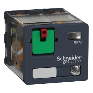 RPM32F7 - Zelio Relay RP - relais puissance - embroch - test - DEL - 3OF - 15A - 120VAC - Schneider 