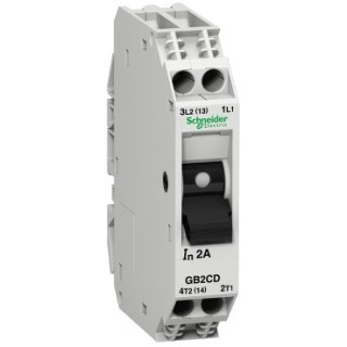 GB2CD05 - TeSys GB2-CD - disjoncteur pour circuit de contrôle - 0,5A -1P+N - 1d - Schneider 