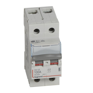 406449 - Interrupteur-sectionneur DX³-IS 2P 400V~ - 100A - 2 modules - Legrand 