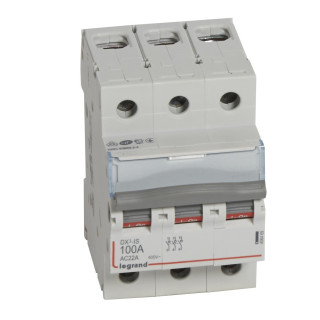 406469 - Interrupteur-sectionneur DX³-IS 3P 400V~ - 100A - 3 modules - Legrand 