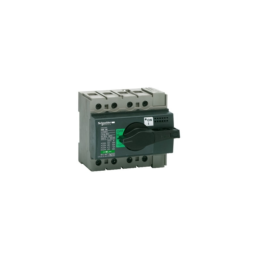 28903 - interrupteur-sectionneur Interpact INS63 4P 63 A - Schneider 