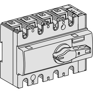 28999 - Compact INSE80 - interrupteur - 80A - 4P - à poignée noire - Schneider 