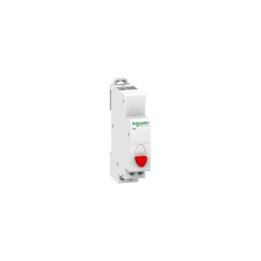 A9E18031 - Acti9, iPB bouton-poussoir simple rouge 1 NF 20A 230VCA - Schneider 