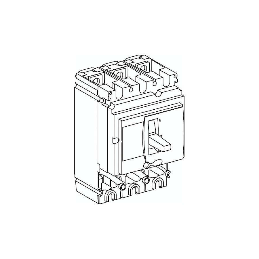 LV429000 - Compact NSX100F - disjoncteur - 100A - 2P - sans déclencheur - Schneider 