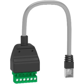 LV434211 - RJ45 to open connector modbus adapter - Schneider 