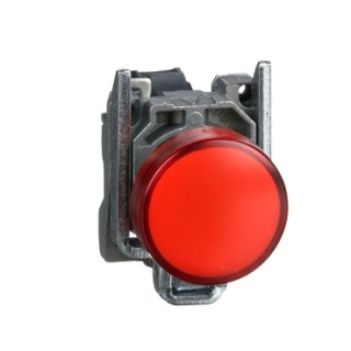 XB4BA42 - Harmony XB4 - bouton poussoir à impulsion - Ø22 - rouge - 1O - vis étrier - Schneider 