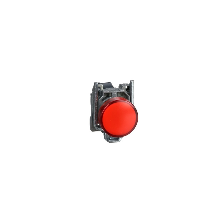 XB4BA42 - Harmony XB4 - bouton poussoir à impulsion - Ø22 - rouge - 1O - vis étrier - Schneider 