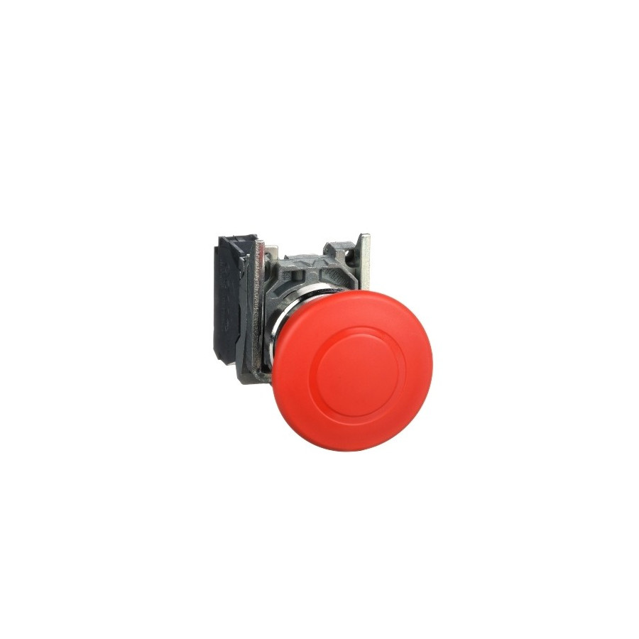 XB4BT842 - Harmony - bouton poussoir arrêt d'urgence XB4 - Ø 22mm - rouge - pousser/tirer - Schneider 
