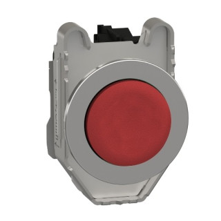 XB4FL42 - Harmony XB4 - bouton poussoir à impulsion - Ø22 - flush - dépassant - rouge - 1O - Schneider 