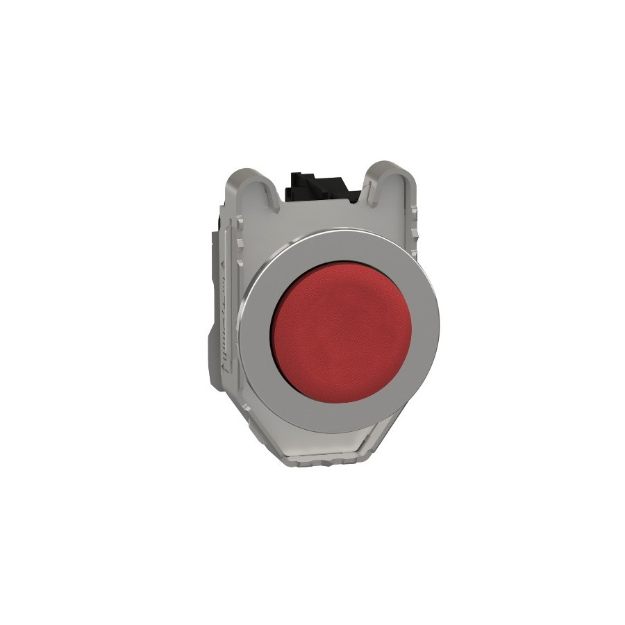 XB4FL42 - Harmony XB4 - bouton poussoir à impulsion - Ø22 - flush - dépassant - rouge - 1O - Schneider 