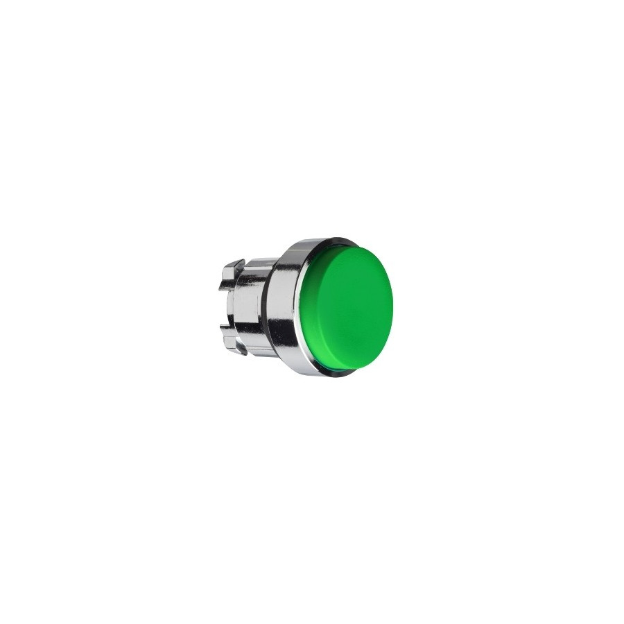 ZB4BL3 - Harmony XB4 - tête bouton poussoir à impulsion - Ø22 - dépassant - vert - Schneider 