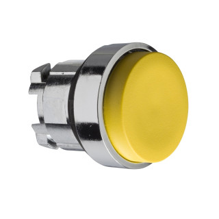ZB4BL5 - Harmony XB4 - tête bouton poussoir à impulsion - Ø22 - dépassant - jaune - Schneider 