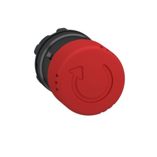 ZB4BS1618624 - Harmony XB4 - tête bouton poussoir coup de poing - Ø30 - pousser tourner - rouge - Schneider 