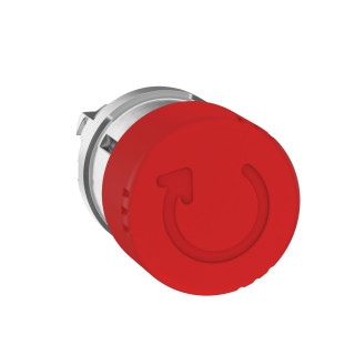 ZB4BS834 - Harmony XB4 - tête bouton arrêt urgence - Ø30 - pousser tourner - rouge - Schneider 