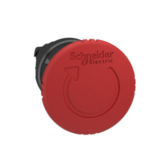 ZB4BS8447 - Harmony XB4 - tête bouton arrêt urgence - Ø40 - pousser tourner - rouge - Schneider 