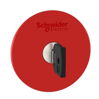 ZB4BS964 - Harmony XB4 - tête bouton arrêt urgence - Ø60 - à clé 455 - rouge - Schneider 
