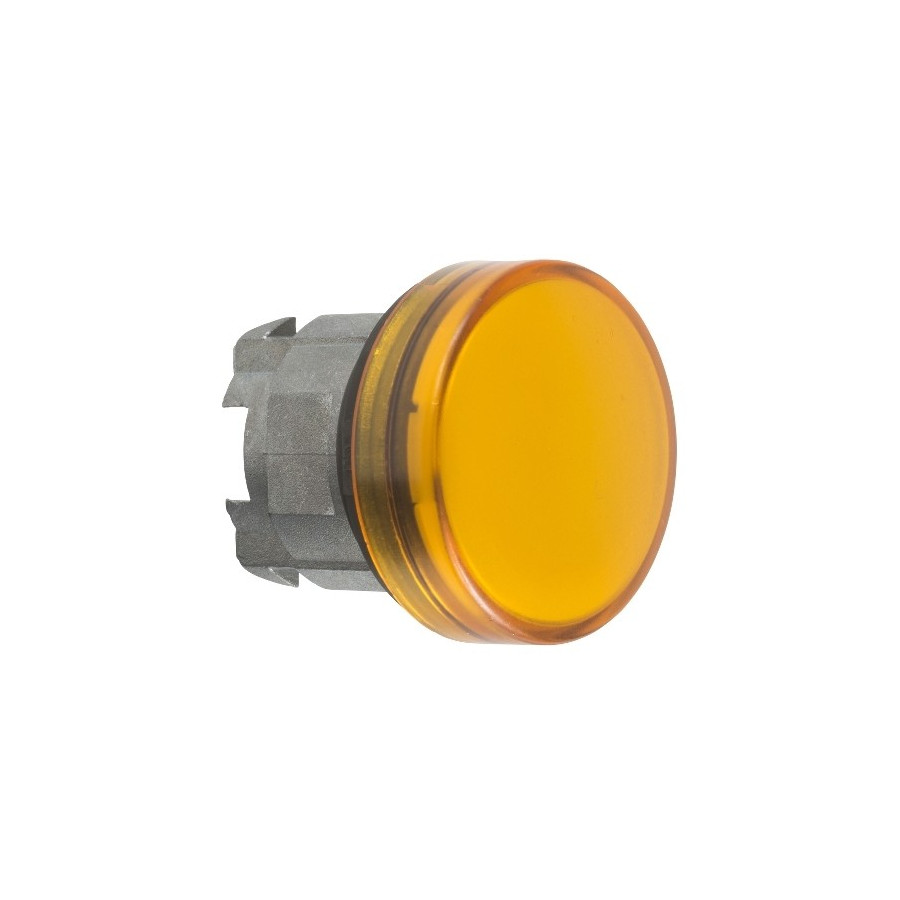 ZB4BV053E - Harmony XB4 - tête voyant lumineux DEL - Ø22 - lisse - pour étiquette - orange - Schneider 