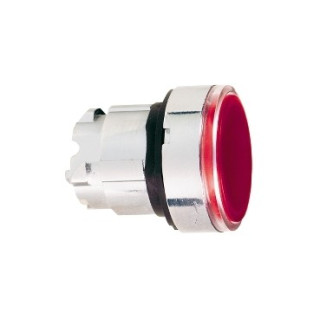 ZB4BW343 - Harmony XB4 - tête bouton poussoir lumineux DEL - Ø22 - rouge - Schneider 