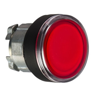ZB4BW347 - Harmony XB4 - tête bouton poussoir lumineux BA9s - Ø22 - rouge - Schneider 