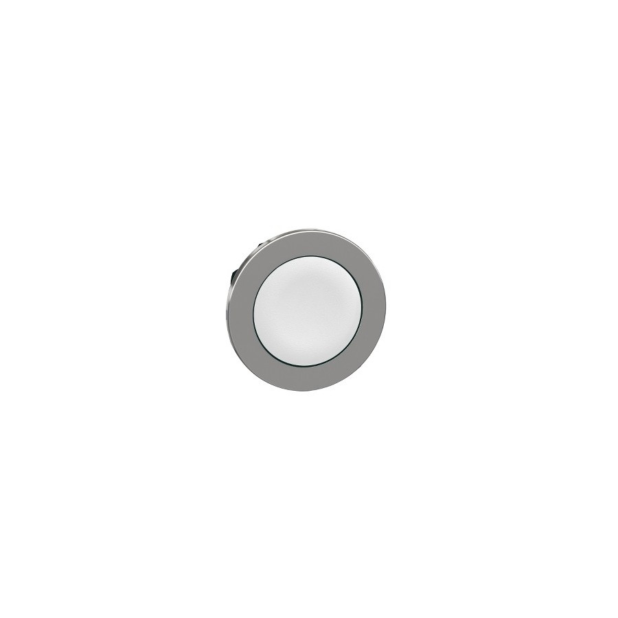 ZB4FA1 - Harmony XB4 - tête bouton poussoir à impulsion - Ø22 - flush - blanc - Schneider 