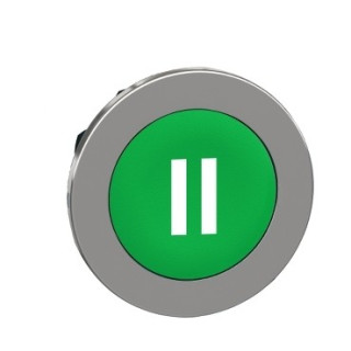ZB4FA336 - Harmony XB4 - tête bouton poussoir à impulsion - Ø22 - flush - marqué - vert - Schneider 