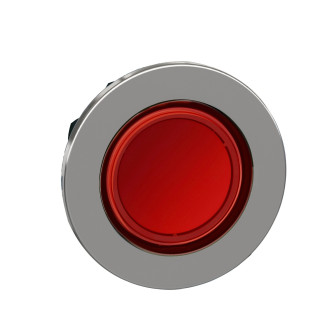 ZB4FA48 - Harmony XB4 - tête bouton poussoir à impulsion - Ø22 - flush - pour étiq - rouge - Schneider 
