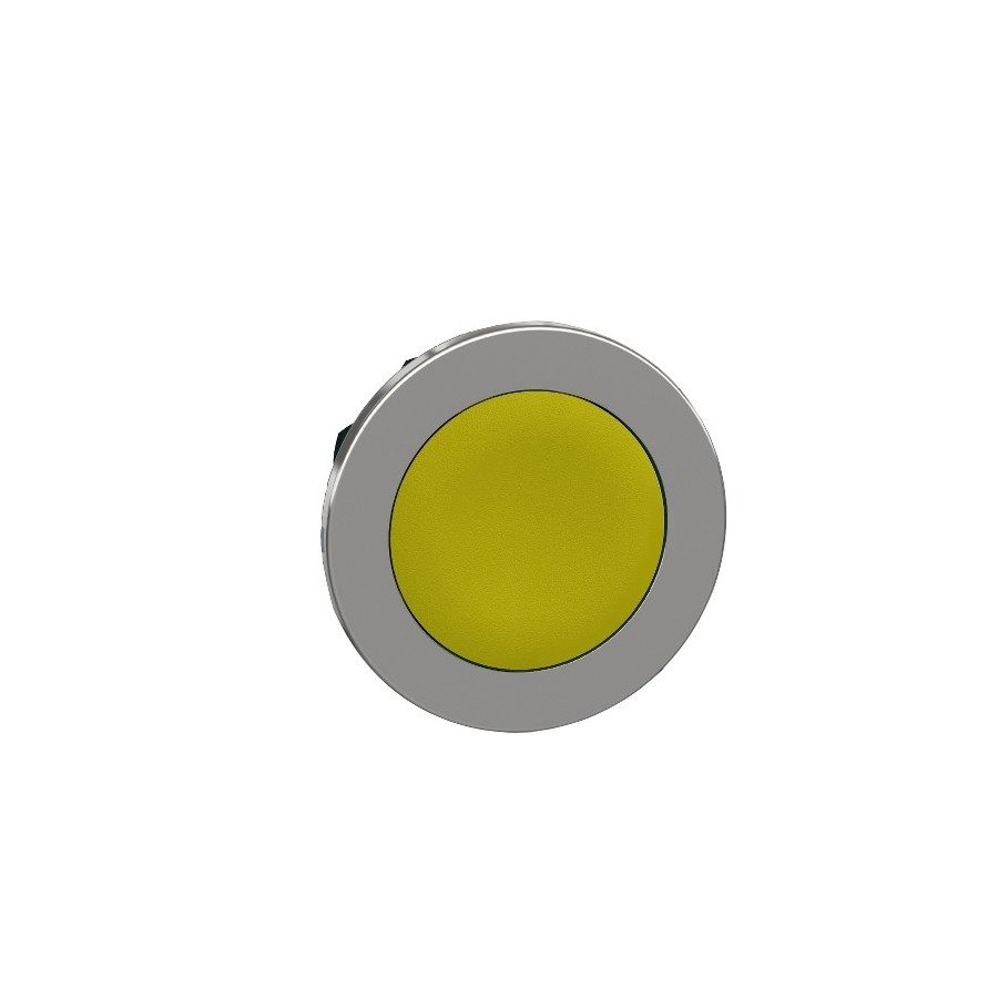 ZB4FA5 - Harmony XB4 - tête bouton poussoir à impulsion - Ø22 - flush - jaune - Schneider 