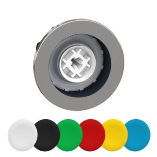 ZB4FA9 - Harmony XB4 - tête bouton poussoir à impulsion - Ø22 - flush - 6 couleurs - Schneider 