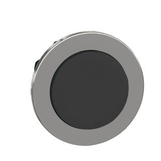 ZB4FL2 - Harmony XB4 - tête bouton poussoir à impulsion - Ø22 - flush - dépassant - noir - Schneider 