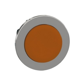 ZB4FL5 - Harmony XB4 - tête bouton poussoir à impulsion - Ø22 - flush - dépassant - jaune - Schneider 