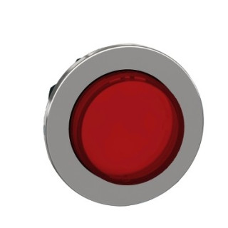 ZB4FW143 - Harmony XB4 - tête bouton poussoir lum DEL - Ø22 - flush - dépassant - rouge - Schneider 