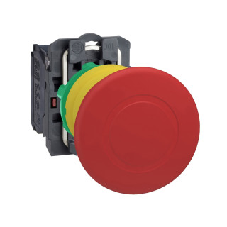 XB5AT842 - Harmony - bouton poussoir arrêt d'urgence XB5 - Ø 22mm - rouge - pousser/tirer - Schneider 