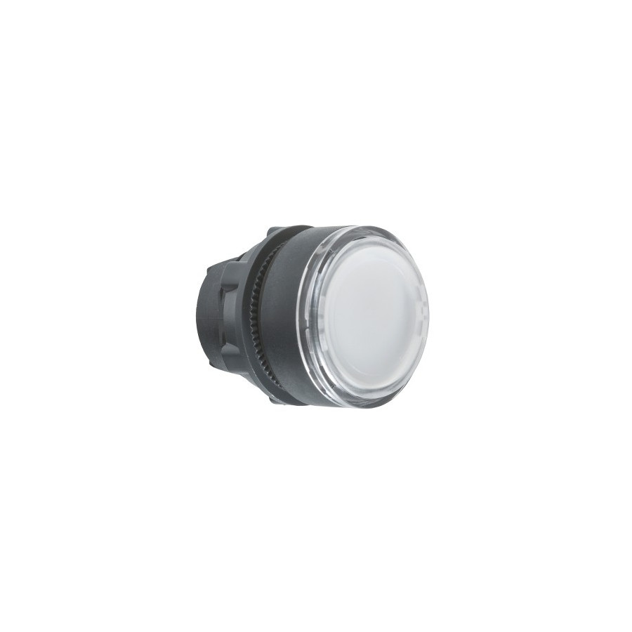 ZB5AA18 - Harmony XB5 - tête bouton poussoir - affleurant pour étiquette - Ø22 - blanc - Schneider 