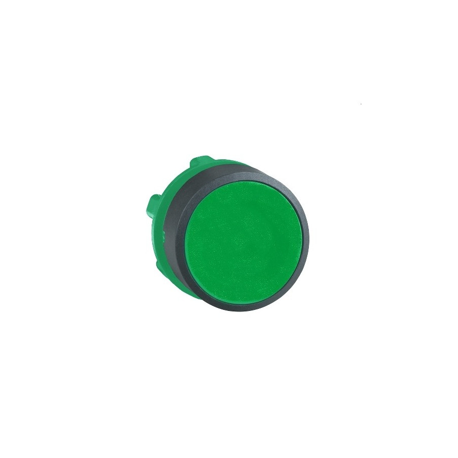 ZB5AA3 - Harmony XB5 - tête bouton poussoir - affleurant - Ø22 - vert - Schneider 